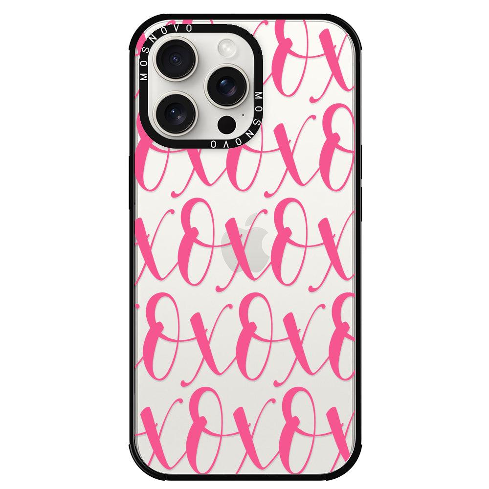 XOXO Phone Case - iPhone 15 Pro Max Case - MOSNOVO