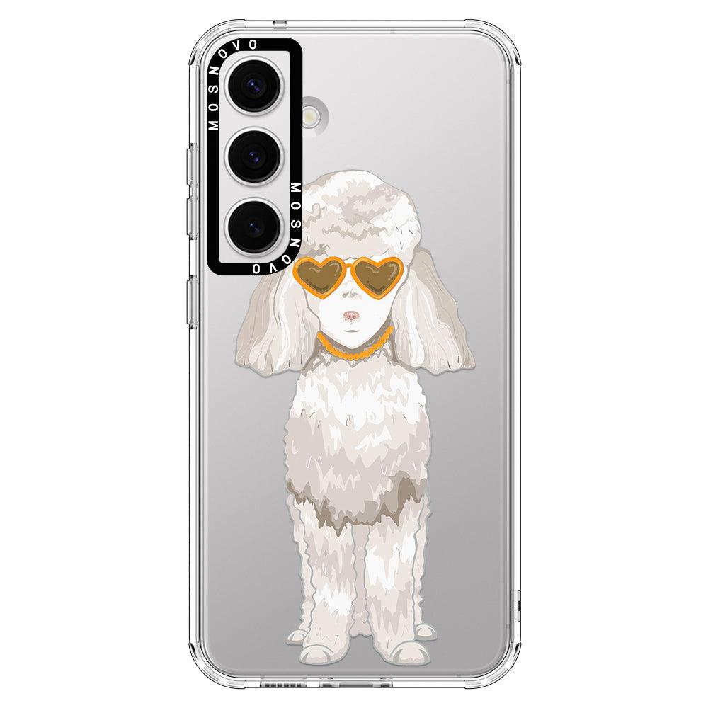 Elegant Poodle Phone Case - Samsung Galaxy S24 Case - MOSNOVO