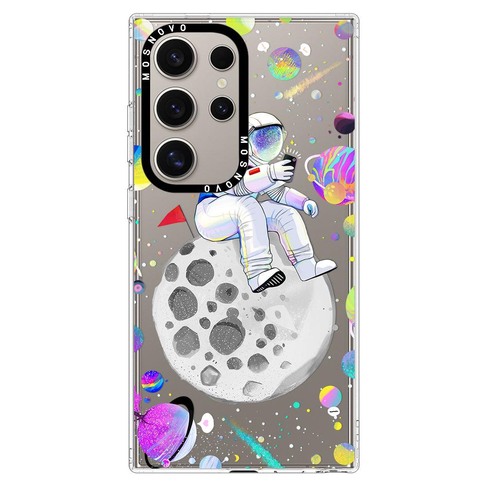 Astronaut Selfie Phone Case - Samsung Galaxy S24 Ultra Case - MOSNOVO