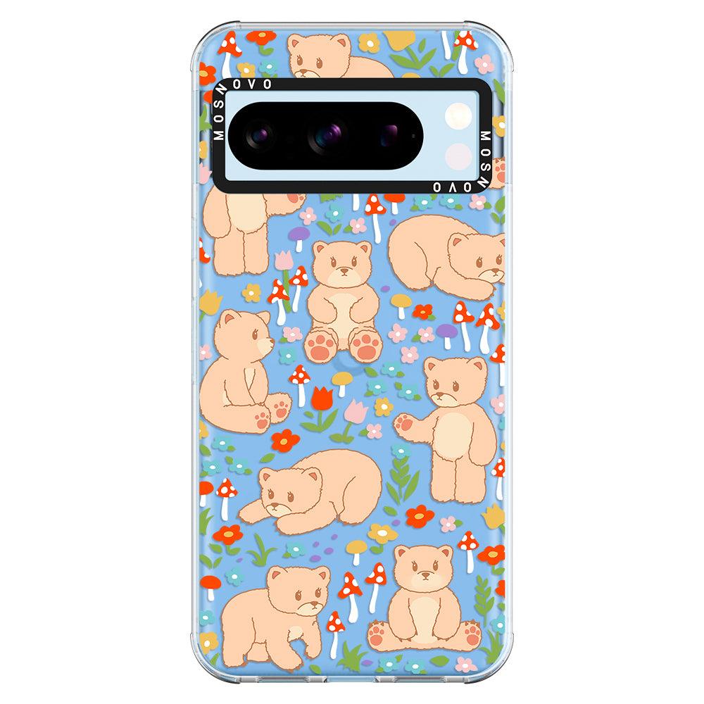 Cute Bear Phone Case - Google Pixel 8 Pro Case