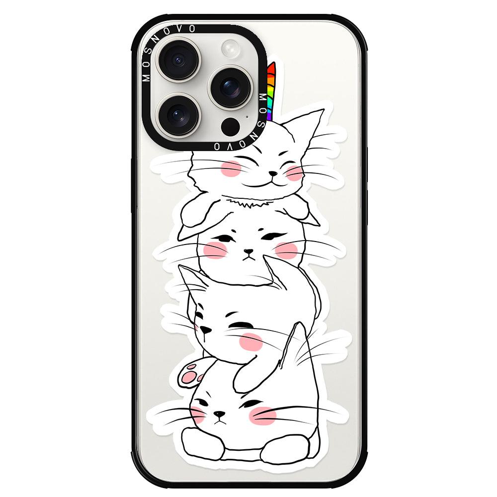 Squishcat Phone Case - iPhone 15 Pro Max Case - MOSNOVO