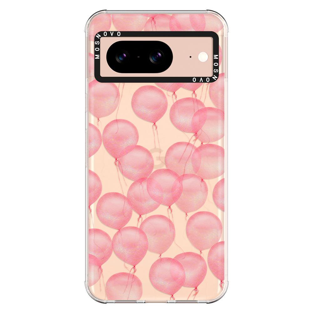 Pink Ballons Phone Case - Google Pixel 8 Case - MOSNOVO