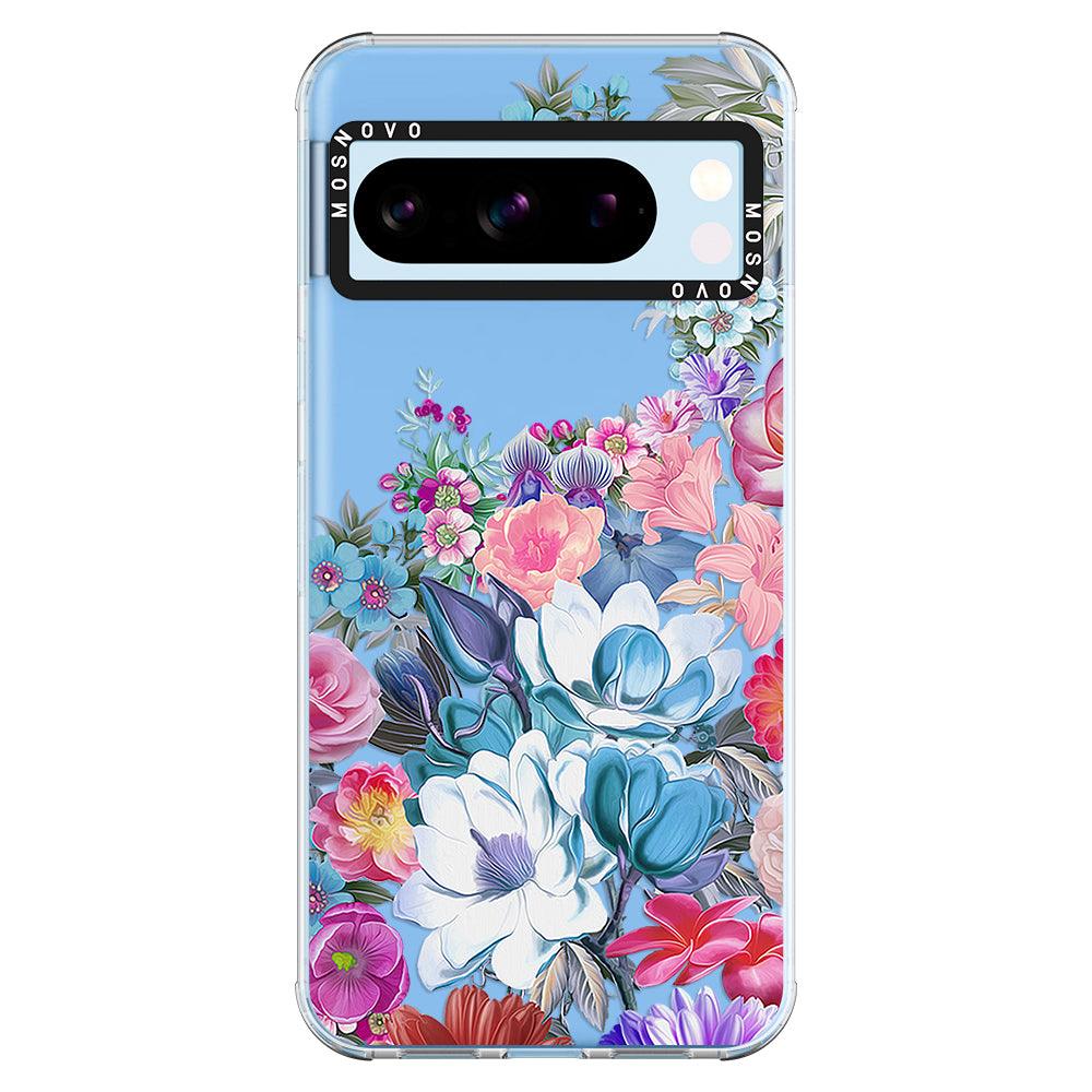 Magnolia Flower Phone Case - Google Pixel 8 Pro Case - MOSNOVO