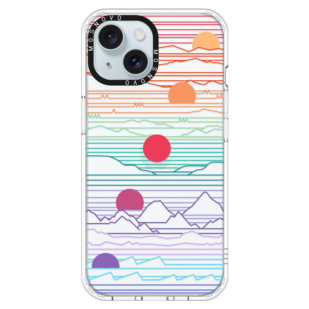 Sunset Phone Case - iPhone 15 Plus Case - MOSNOVO