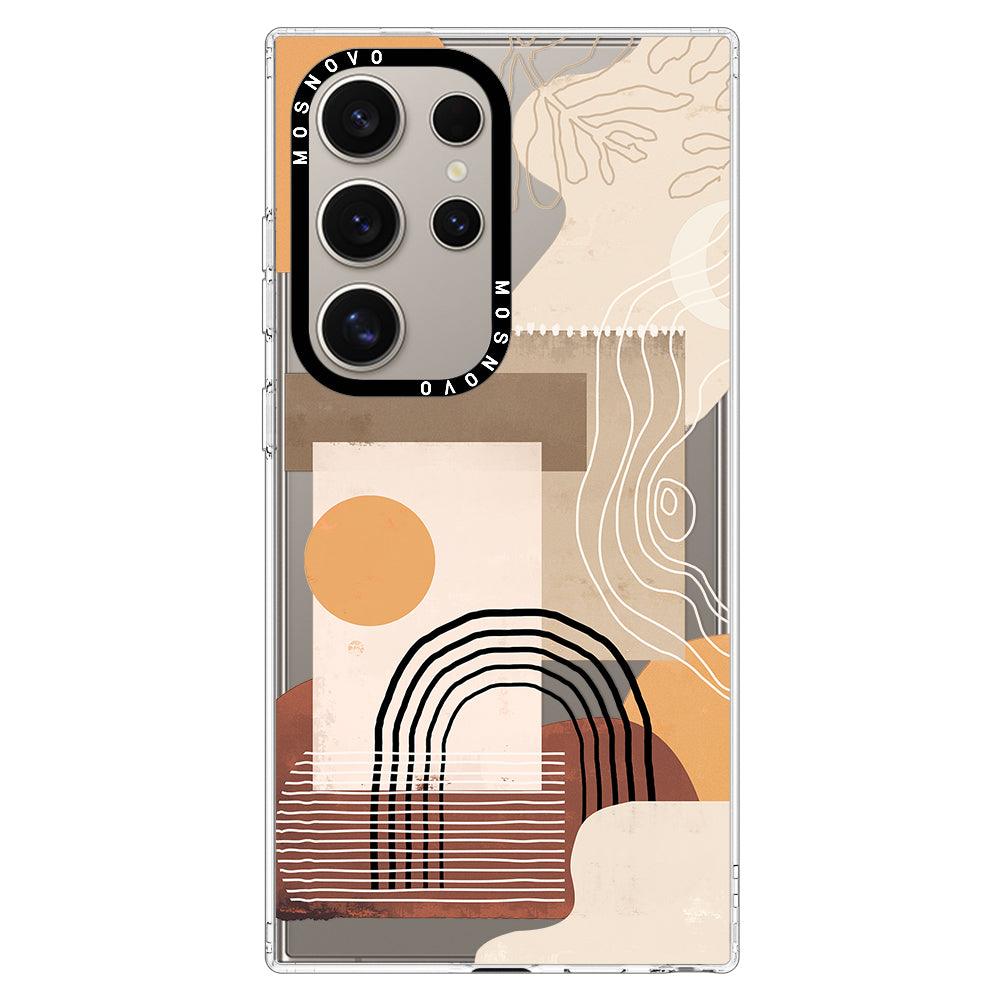 Minimalist Abstract Art Phone Case - Samsung Galaxy S24 Ultra Case - MOSNOVO