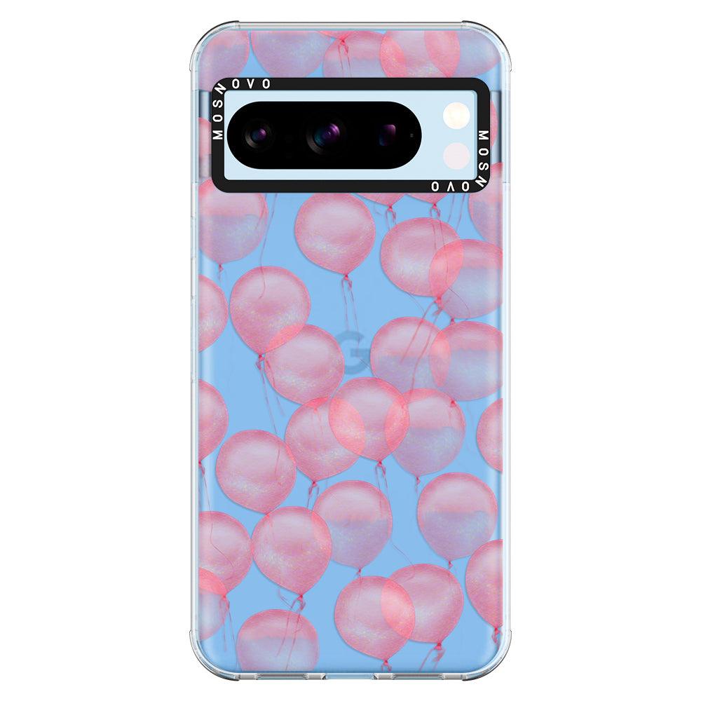 Pink Ballons Phone Case - Google Pixel 8 Pro Case - MOSNOVO