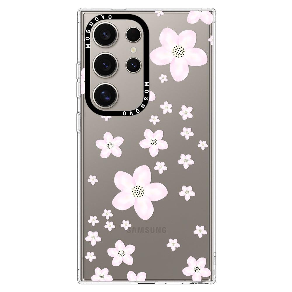 Pink Cherry Blossoms Phone Case - Samsung Galaxy S24 Ultra Case - MOSNOVO