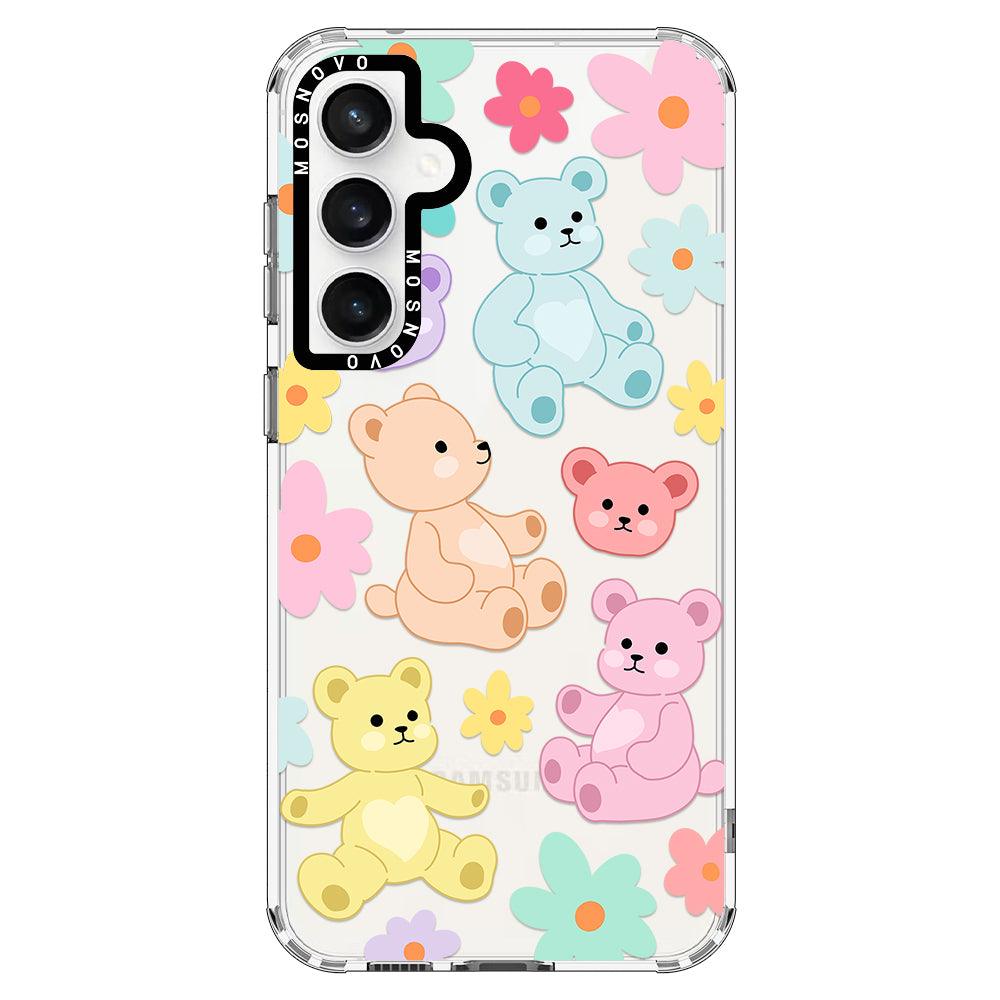 Cute Teddy Bear Phone Case - Samsung Galaxy S23 FE Case