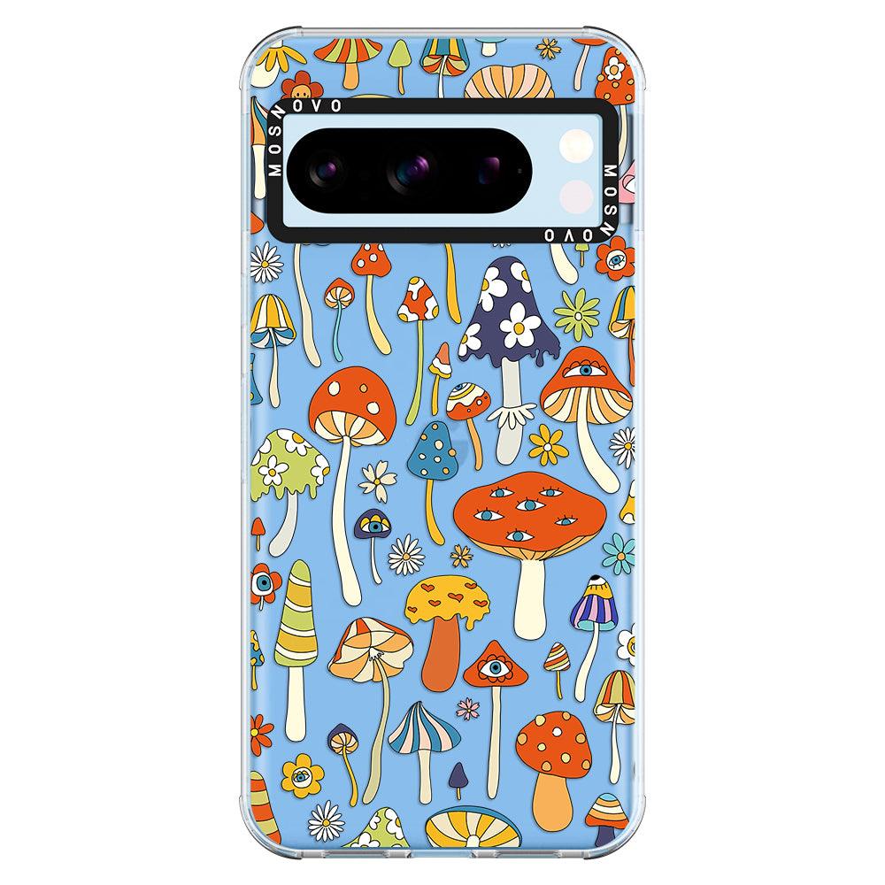 Mushroom Art Phone Case - Google Pixel 8 Pro Case - MOSNOVO