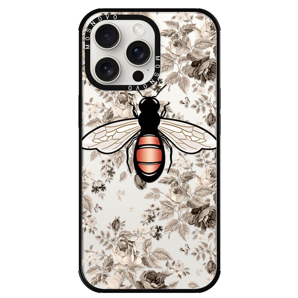 Vintage Bee Phone Case - iPhone 15 Pro Max Case - MOSNOVO