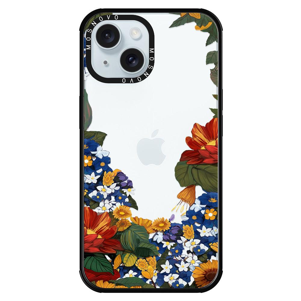 Summer Garden Phone Case - iPhone 15 Plus Case - MOSNOVO