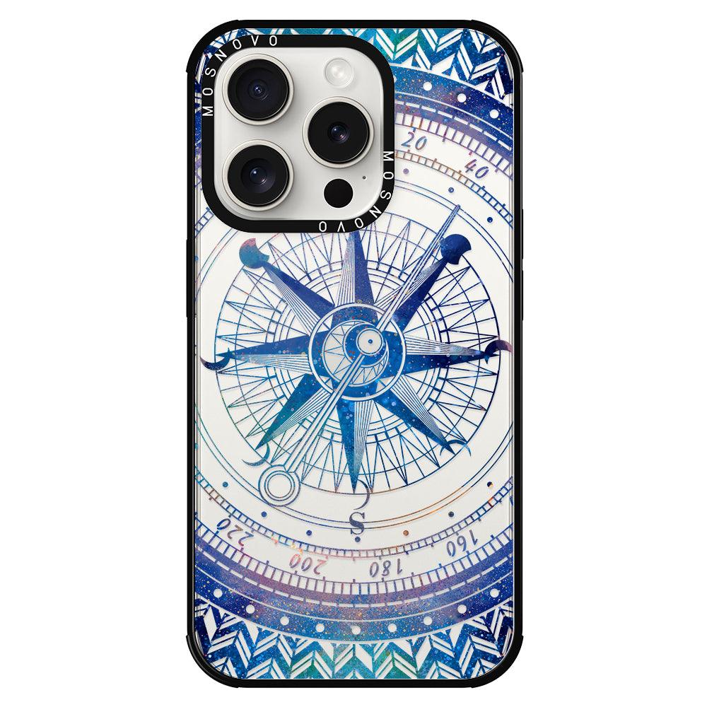 Galaxy Compass Phone Case - iPhone 15 Pro Case - MOSNOVO