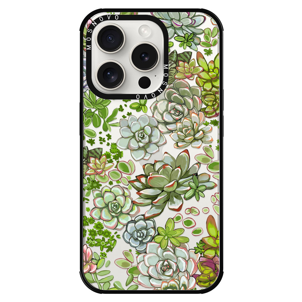 Succulent Phone Case - iPhone 15 Pro Case - MOSNOVO