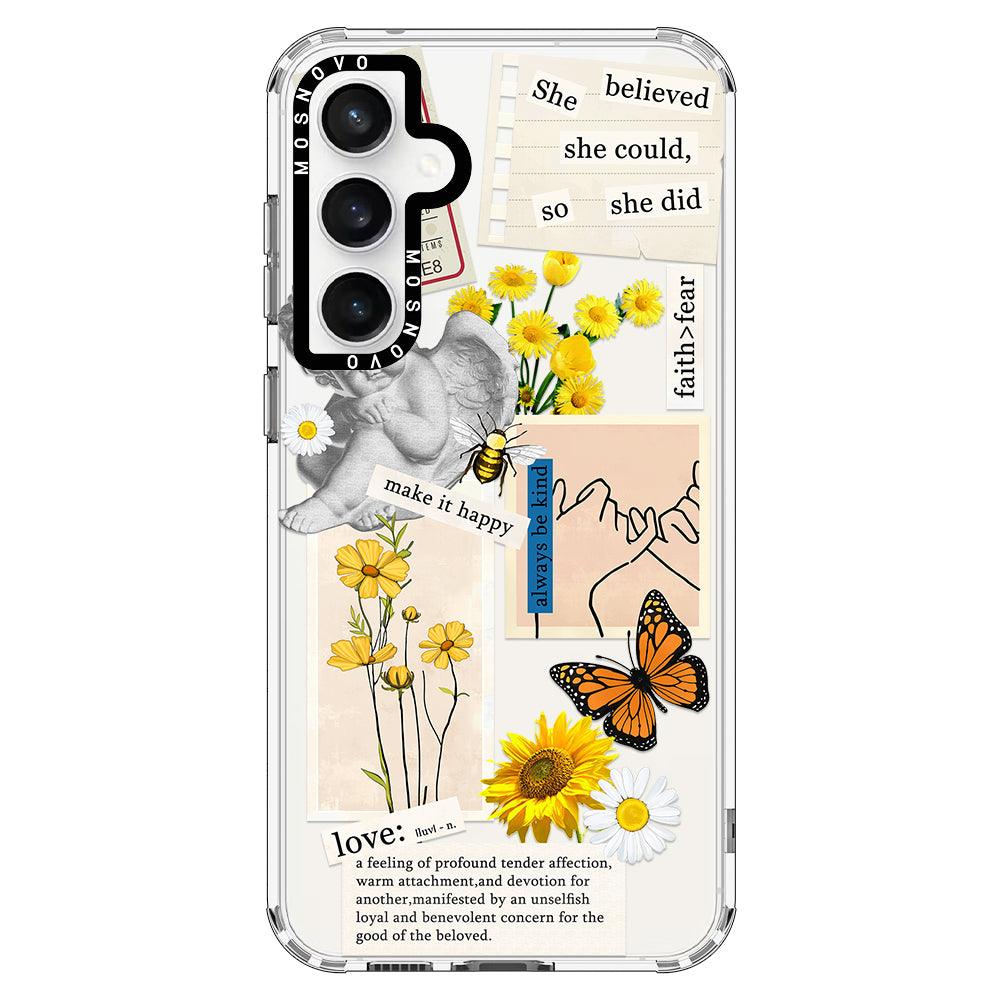 Vintage Collage Art Phone Case - Samsung Galaxy S23 FE Case