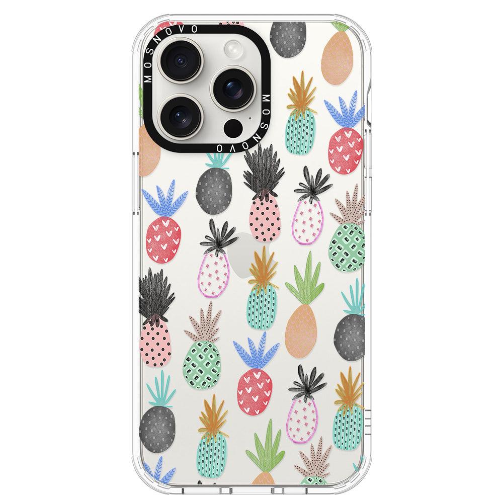 Cute Pineapple Phone Case - iPhone 15 Pro Max Case - MOSNOVO