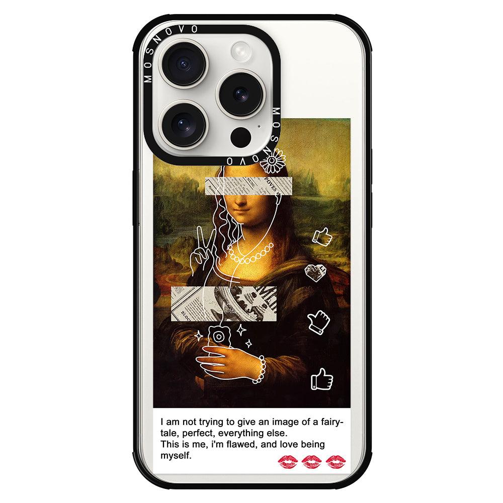 Selfie Artwork Phone Case - iPhone 15 Pro Case - MOSNOVO