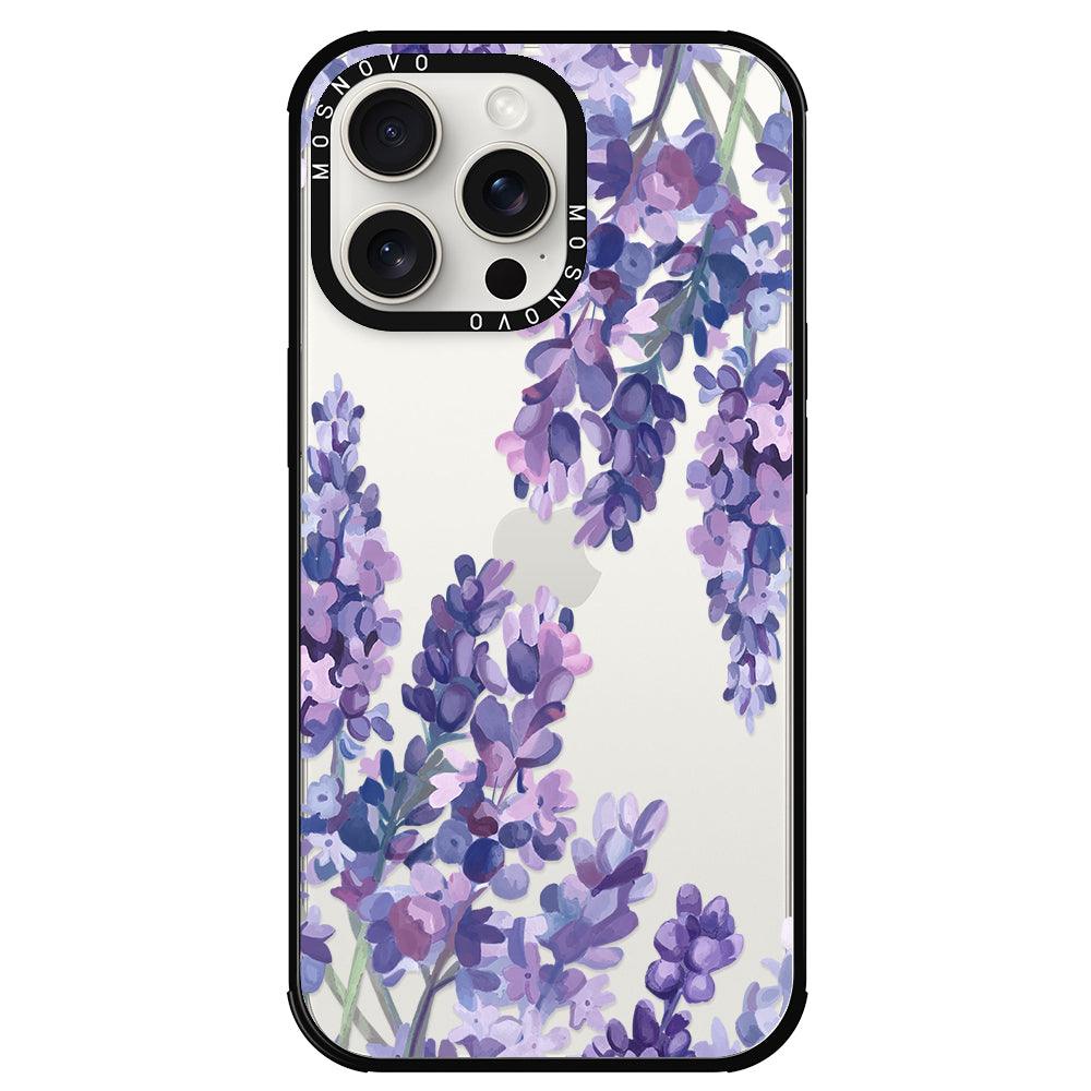 Lavender Phone Case - iPhone 15 Pro Max Case - MOSNOVO