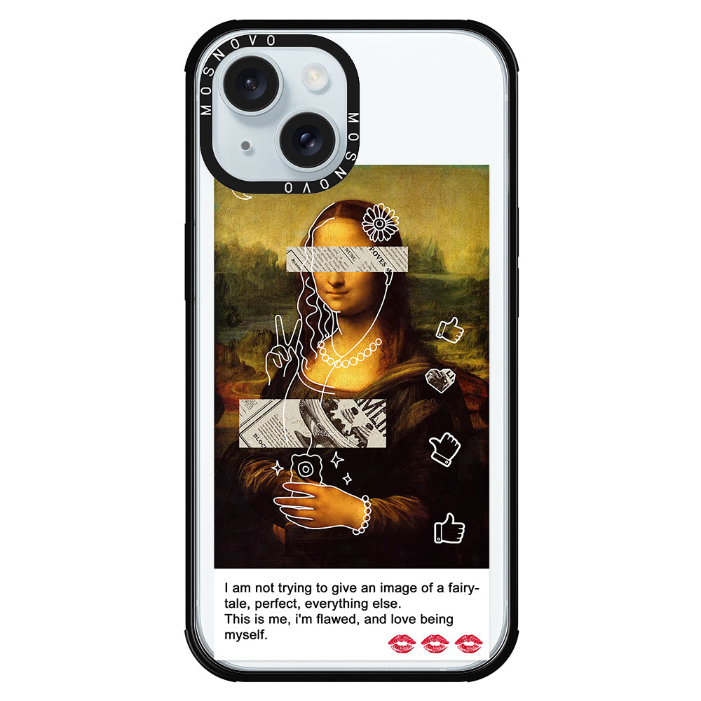 Selfie Artwork Phone Case - iPhone 15 Plus Case - MOSNOVO