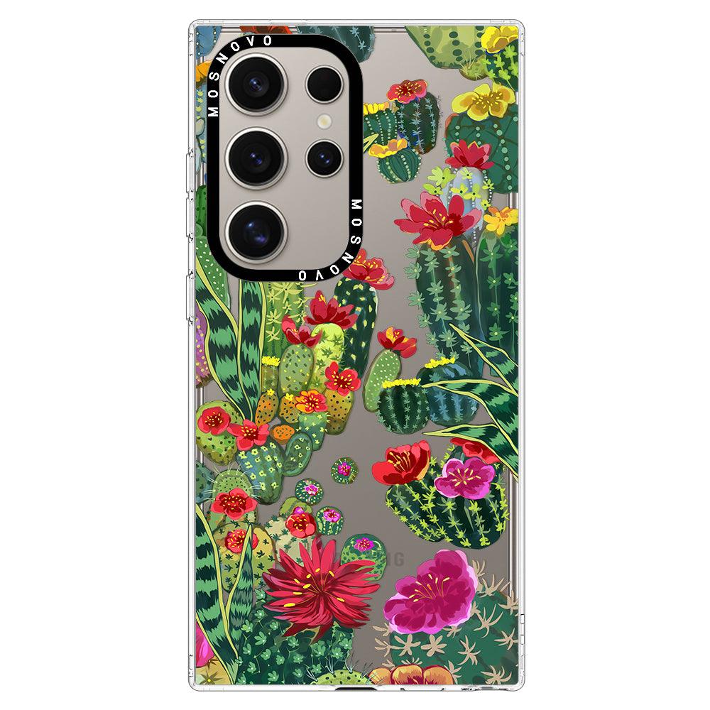 Cactus Garden Phone Case - Samsung Galaxy S24 Ultra Case - MOSNOVO