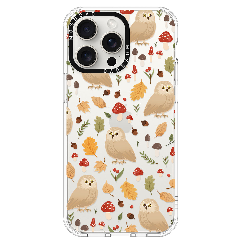 Autumn Owl Phone Case - iPhone 15 Pro Max Case - MOSNOVO