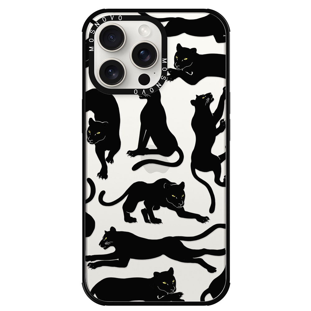 Black Panther Phone Case - iPhone 15 Pro Max Case - MOSNOVO