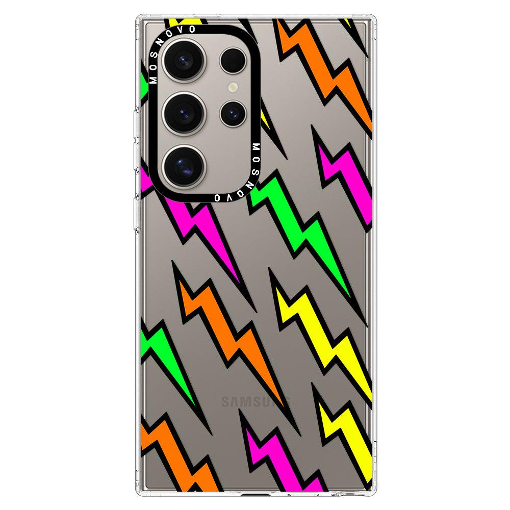 Colorful Lightning Phone Case - Samsung Galaxy S24 Ultra Case - MOSNOVO