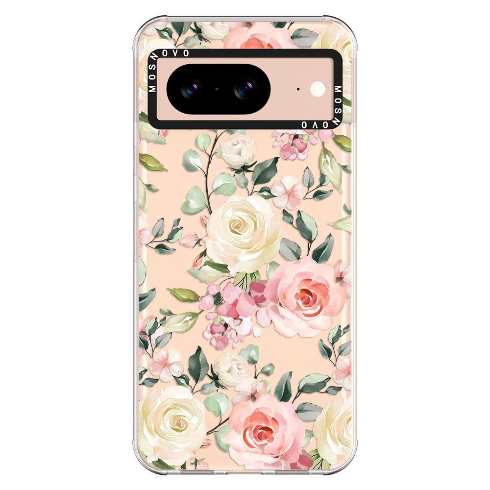 Watercolor Flower Floral Phone Case - Google Pixel 8 Case - MOSNOVO