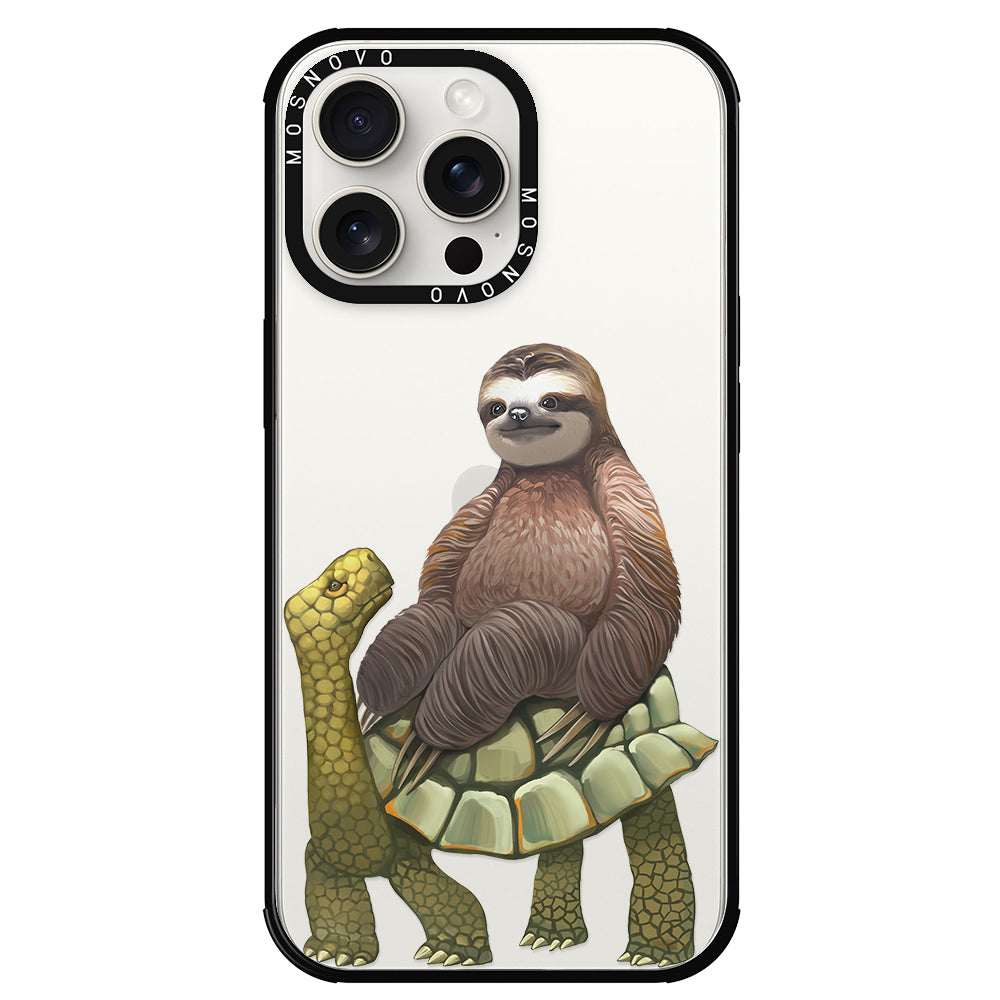 Sloth Turtle Phone Case - iPhone 15 Pro Max Case - MOSNOVO