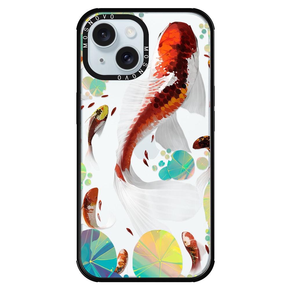 Koi Art Phone Case - iPhone 15 Plus Case - MOSNOVO