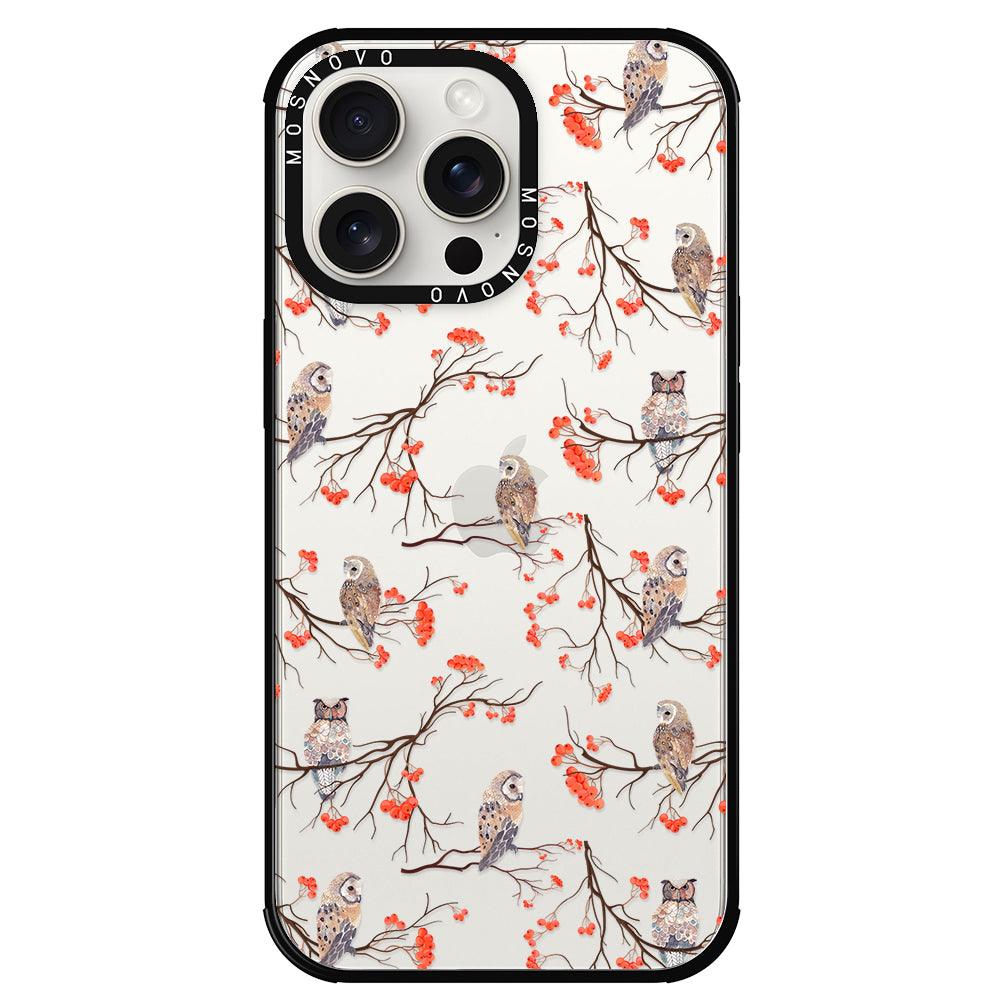 Owl Phone Case - iPhone 15 Pro Max Case - MOSNOVO