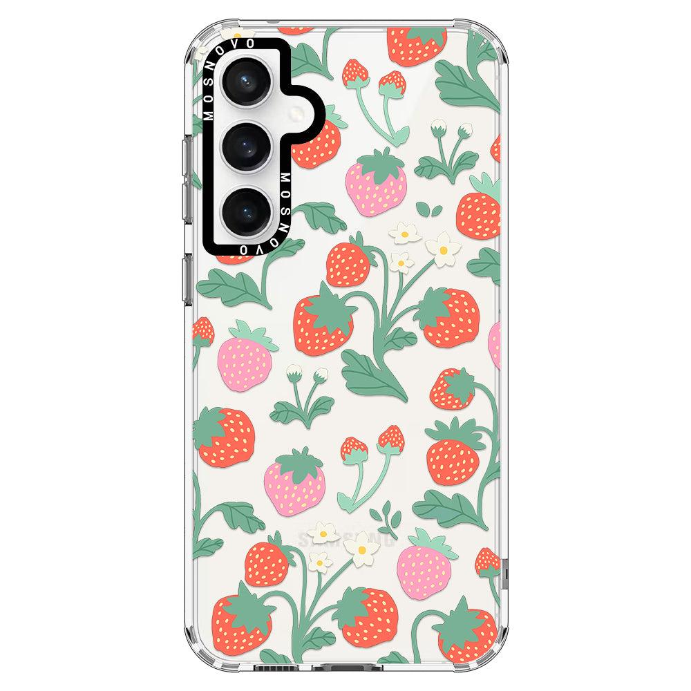 Strawberry Garden Phone Case - Samsung Galaxy S23 FE Case