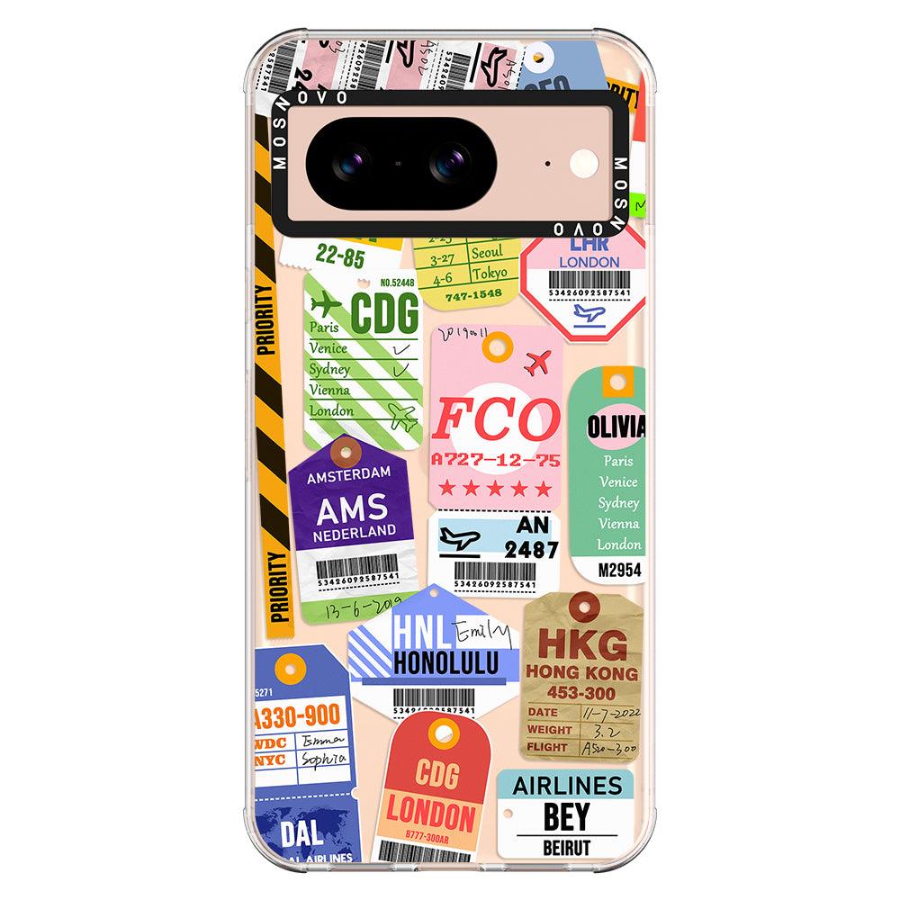 Ticket Label Phone Case - Google Pixel 8 Case - MOSNOVO