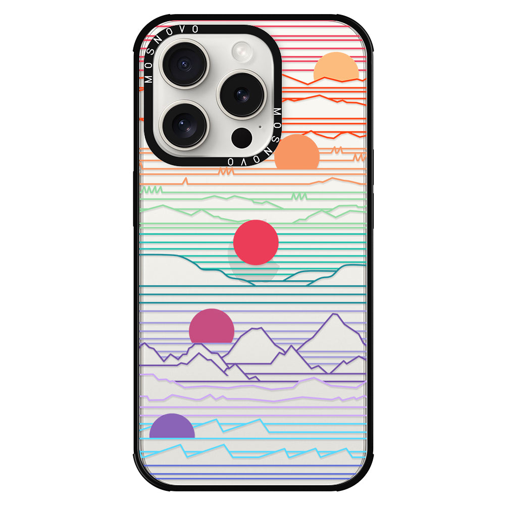 Sunset Phone Case - iPhone 15 Pro Case - MOSNOVO