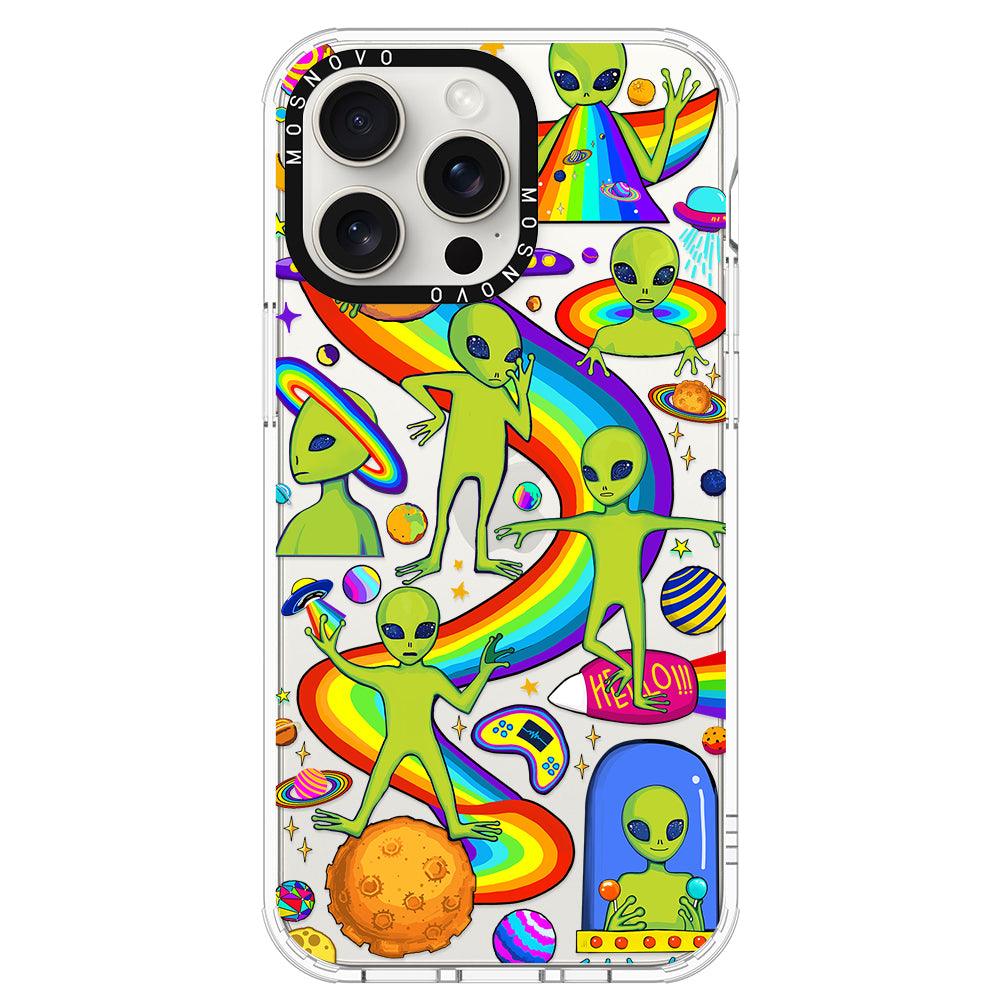 Funny Alien Phone Case - iPhone 15 Pro Max Case - MOSNOVO