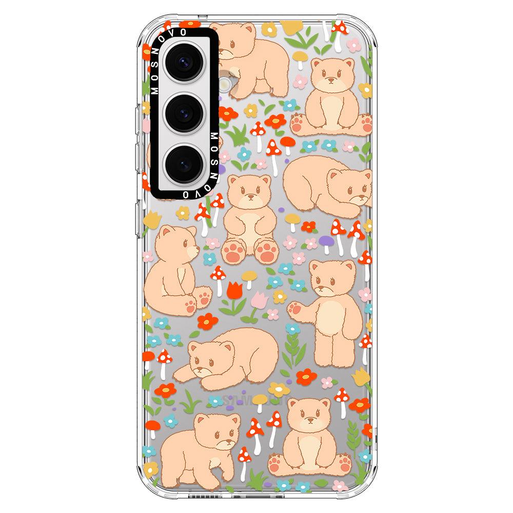 Cute Bear Phone Case - Samsung Galaxy S24 Plus Case - MOSNOVO