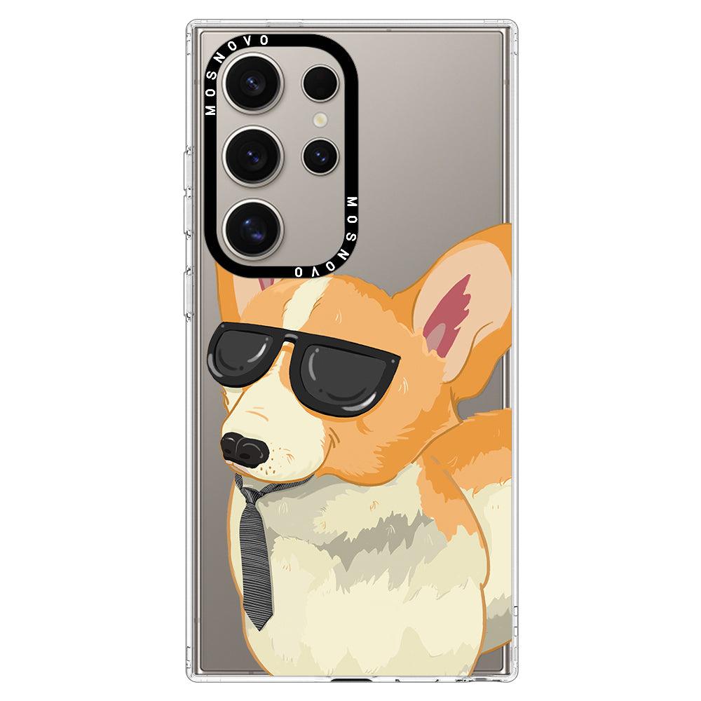 Fluffy Corgi Phone Case - Samsung Galaxy S24 Ultra Case - MOSNOVO