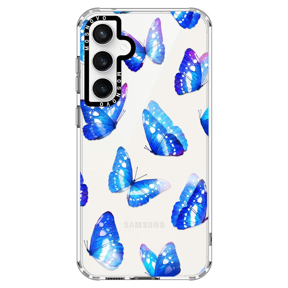 Blue Butterflies Phone Case - Samsung Galaxy S23 FE Case