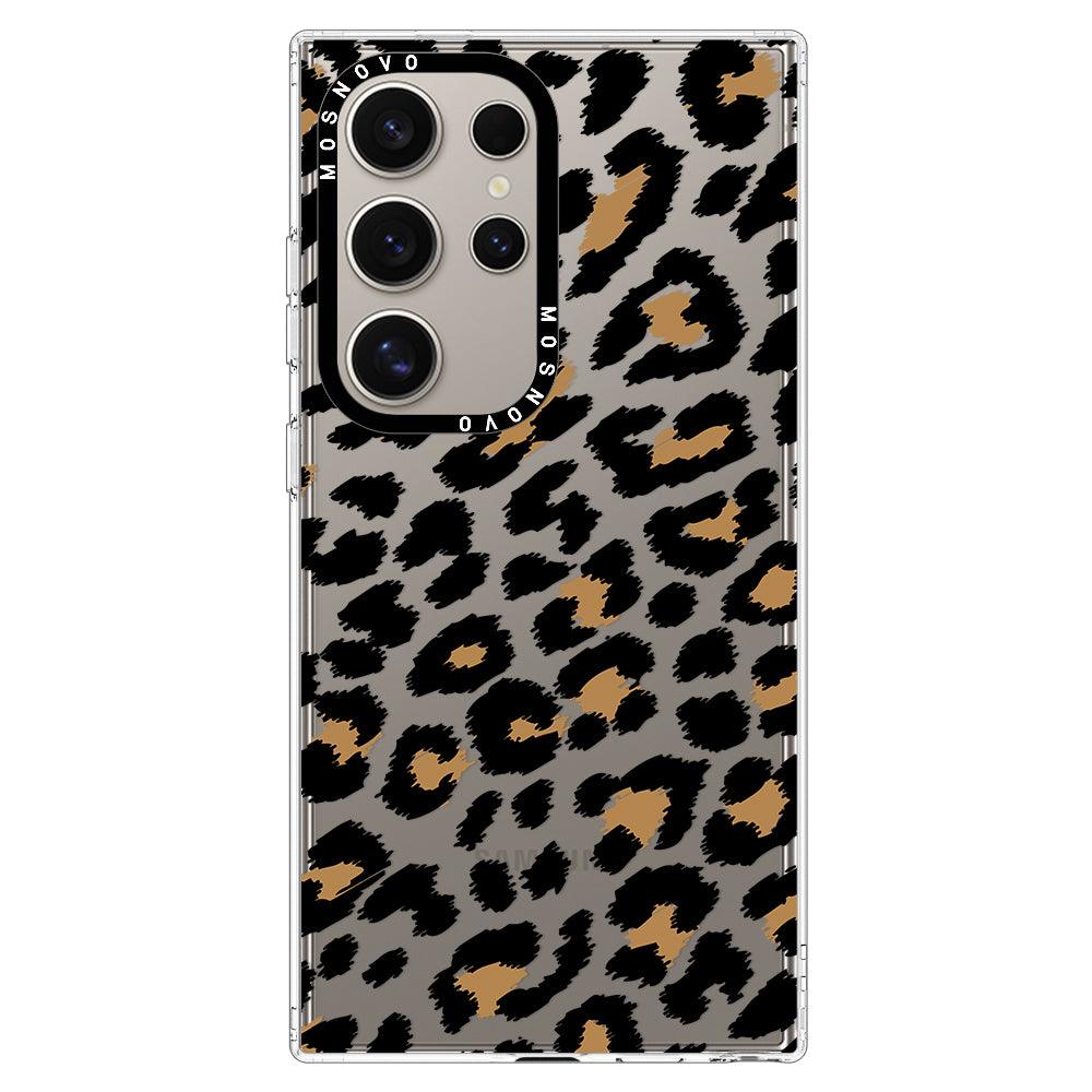 Leopard Print Phone Case - Samsung Galaxy S24 Ultra Case - MOSNOVO