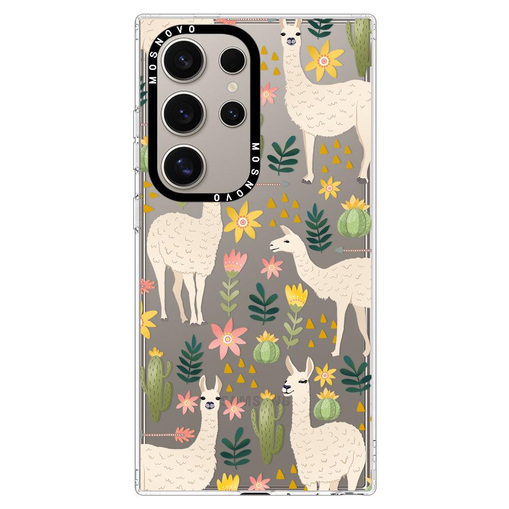 Desert Llama Phone Case - Samsung Galaxy S24 Ultra Case - MOSNOVO