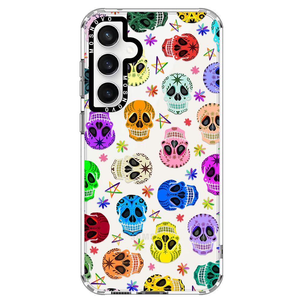 Sugar Skull Phone Case - Samsung Galaxy S23 FE Case