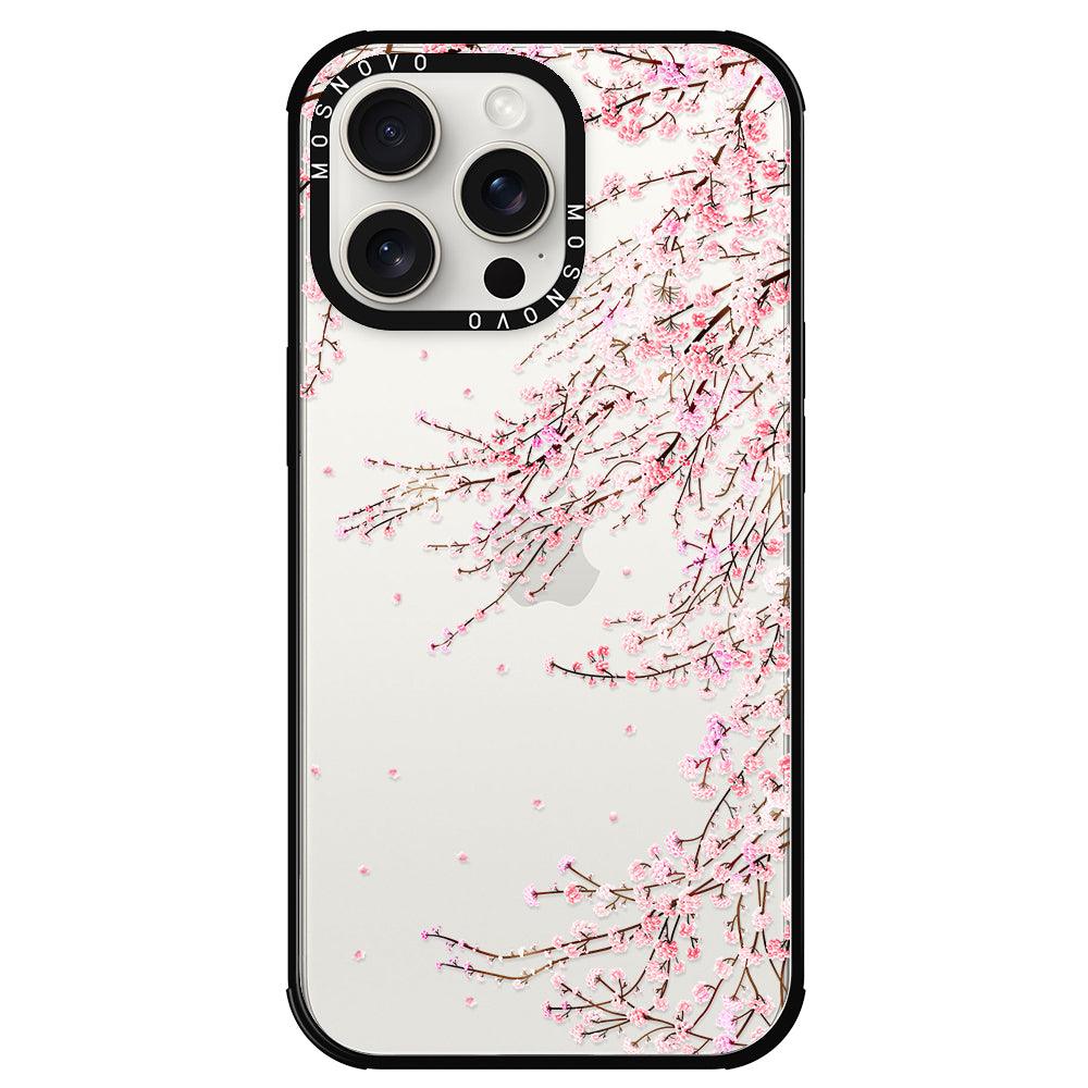 Cherry Blossom Phone Case - iPhone 15 Pro Max Case - MOSNOVO