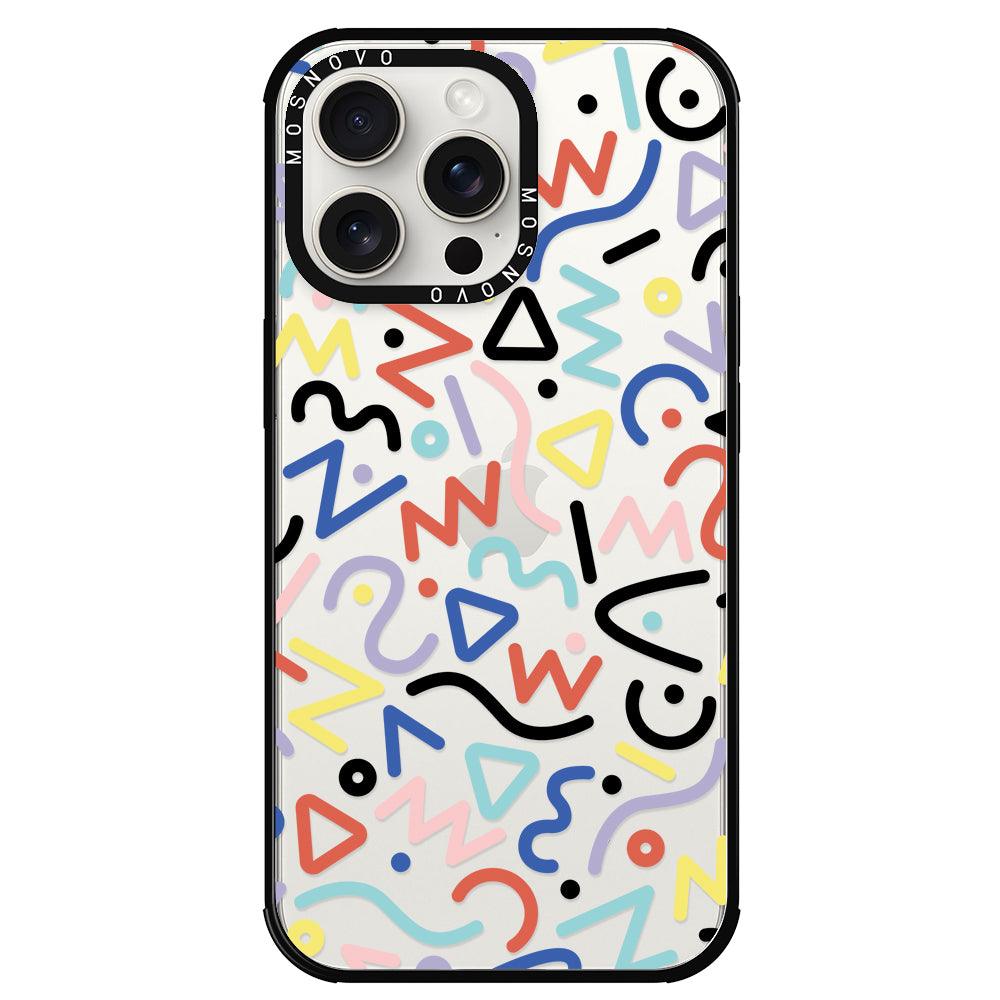 Doodle Art Phone Case - iPhone 15 Pro Max Case - MOSNOVO