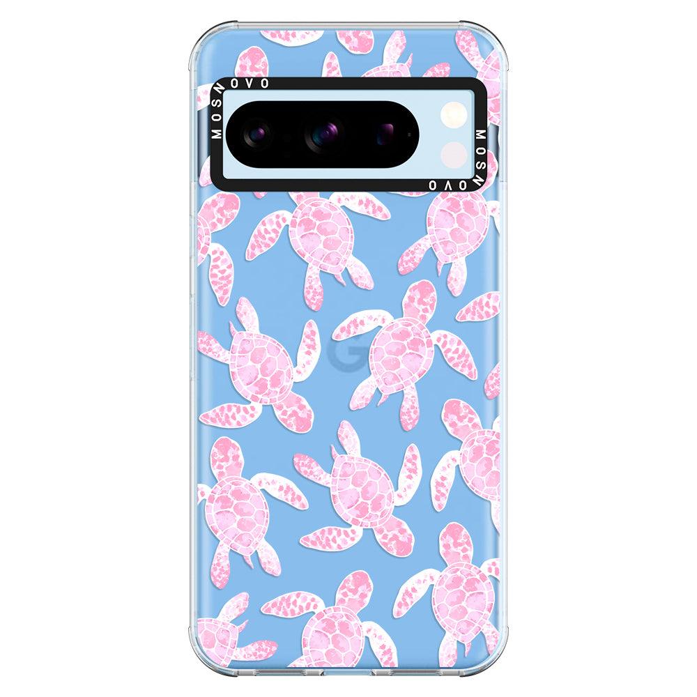 Pink Turtle Phone Case - Google Pixel 8 Pro Case