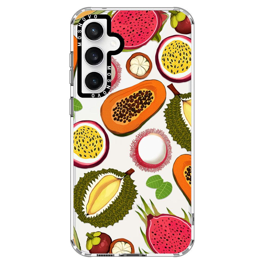 Tropical Fruits Phone Case - Samsung Galaxy S23 FE Case