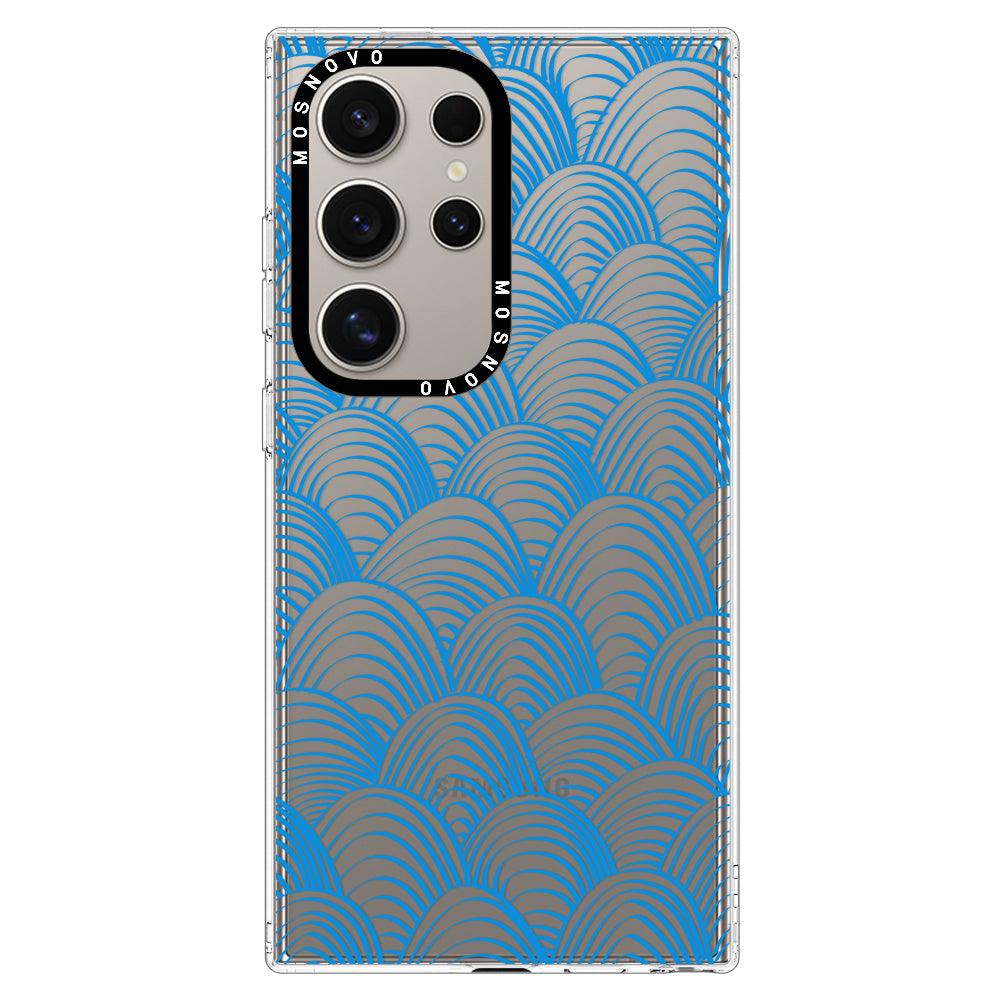 Wavy Art Phone Case - Samsung Galaxy S24 Ultra Case - MOSNOVO