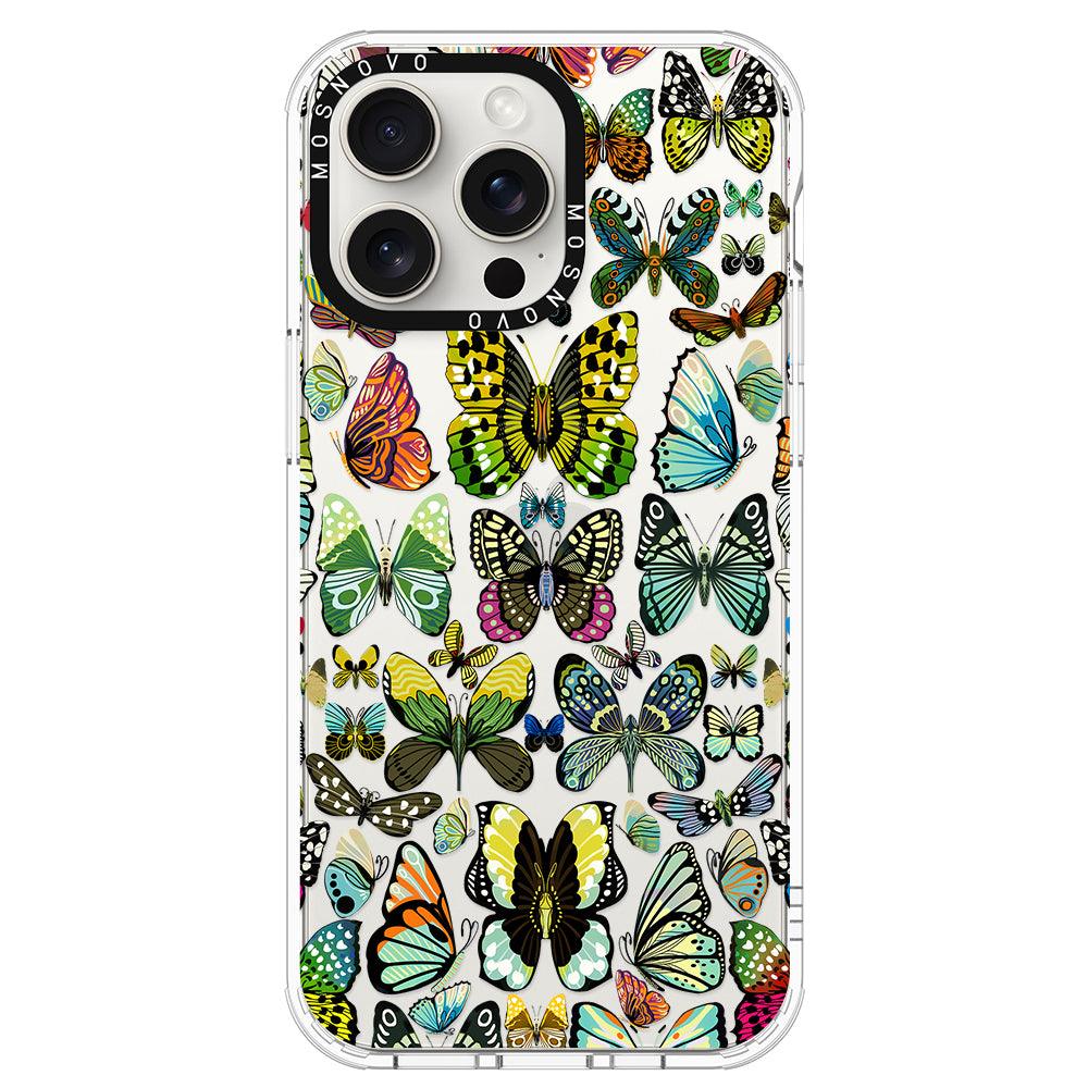 Butterflies Phone Case - iPhone 15 Pro Max Case - MOSNOVO