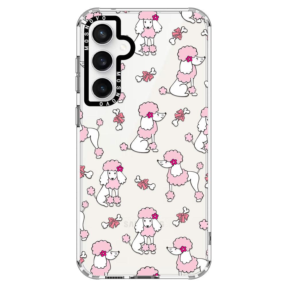 Pink Poodle Phone Case - Samsung Galaxy S23 FE Case