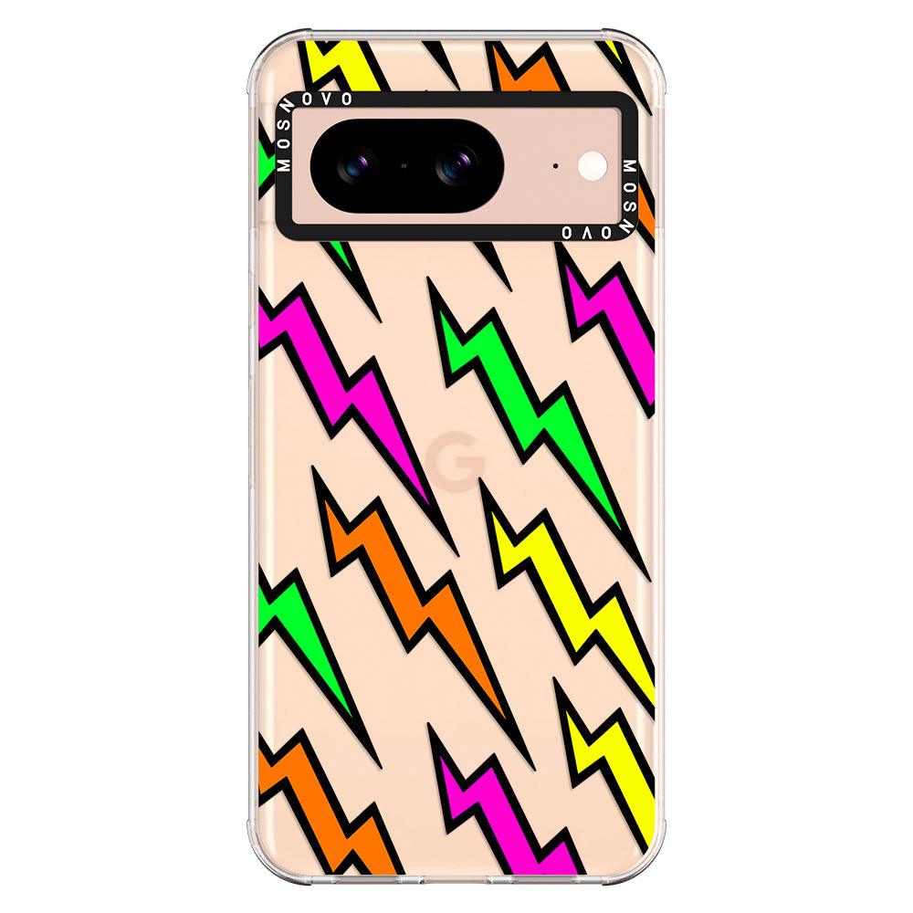 Colorful Lightning Phone Case - Google Pixel 8 Case