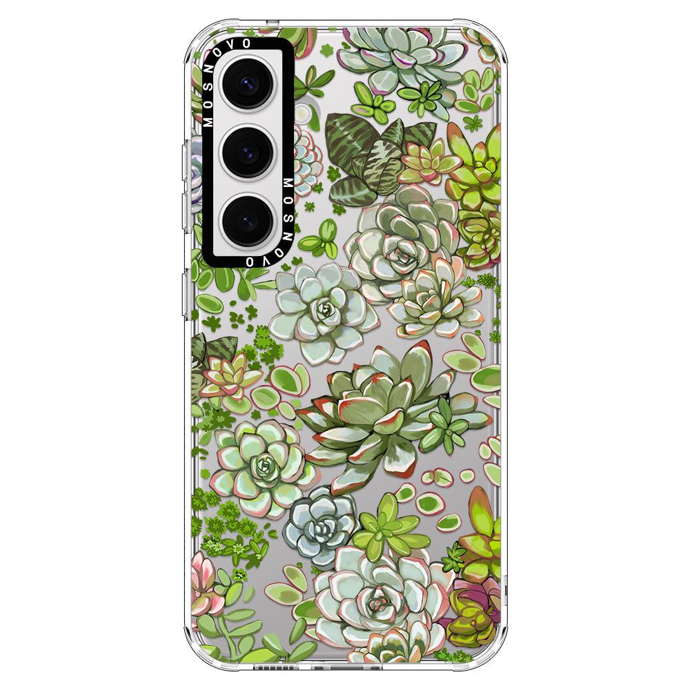 Succulents Phone Case - Samsung Galaxy S24 Case - MOSNOVO