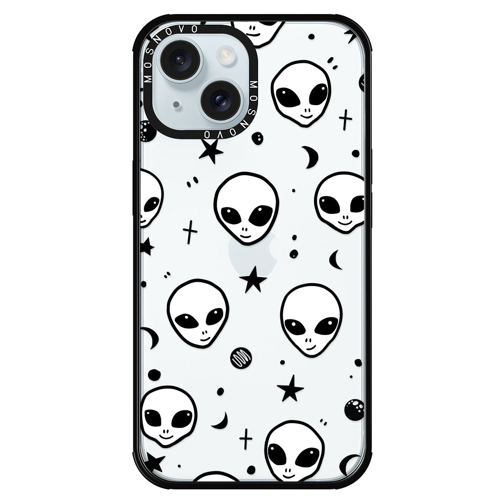 Cute Alien Phone Case - iPhone 15 Case - MOSNOVO